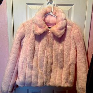 Baby🎀 Pink 🌸 fur jacket